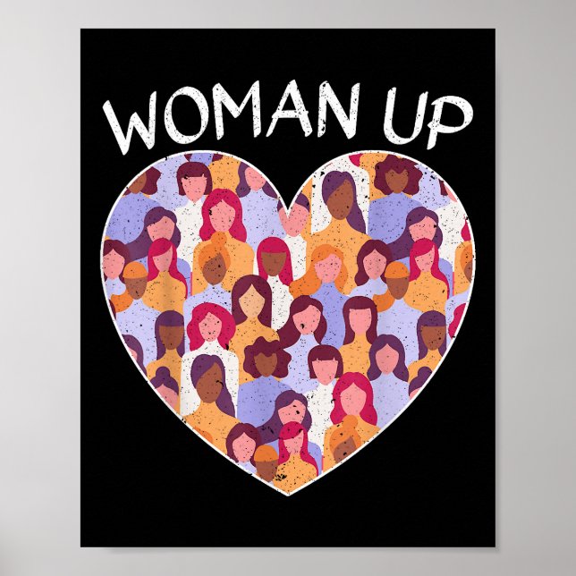 Poster Mulher Feminista Feminista Mulheres Empoderando Ge (Frente)