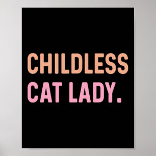 Poster Mulher Gato Sem Fios - Engraçada