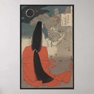 Póster Mulher japonesa e o feiticeiro