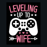 Poster Mulher Jogadora Mãe Levando Para Esposa Jogando No<br><div class="desc">Esposa De Jogador Mãe Levantando Para A Esposa Jogando O Anúncio Da Noiva</div>