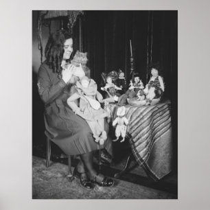 Poster Mulher jovem, Cat & Dolls, 1920