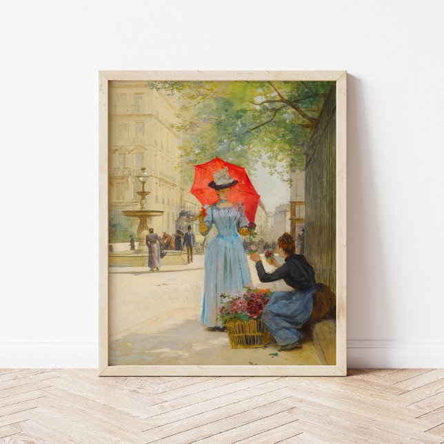 Poster Mulher jovem com guarda-chuva | Victor Gabriel Gil (Criador carregado)