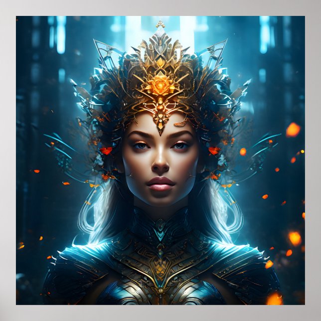 Poster Mulher mágica fantasista (Frente)