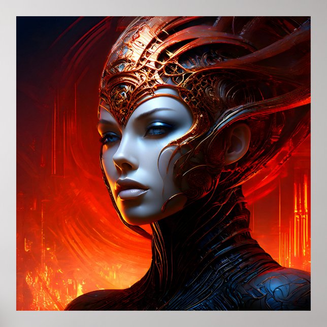 Poster Mulher mágica fantasista (Frente)