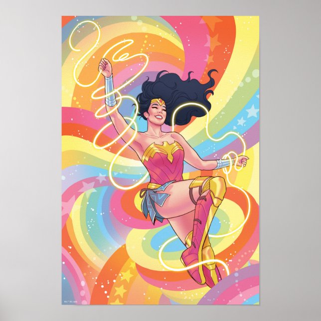 Poster Mulher Maravilha Cobrir Quic do Orgulho DC #773 (Frente)