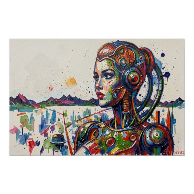 PÓSTER MULHER MECÂNICA (Frente)