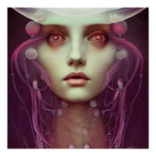 Póster Mulher-medusa