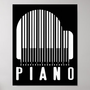 Poster Mulher Minimalista Estilo de Ano Barcode Música So