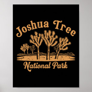 Poster Mulher Montanhas Trilha Natureza Joshua Tree Calif