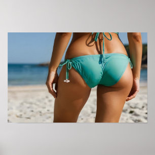 Poster Mulher na praia