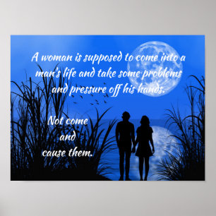 Poster Mulher na vida de um homem