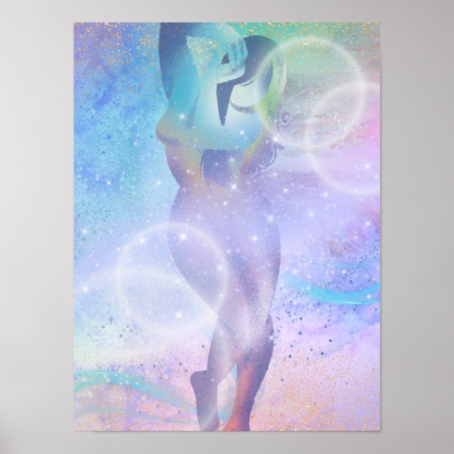 Poster Mulher no Rainbows (Frente)