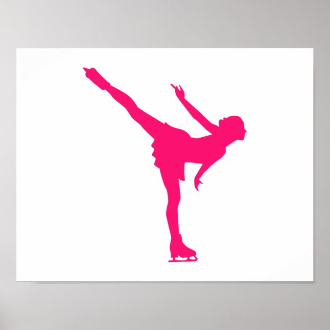Póster Mulher patinadora (Frente)