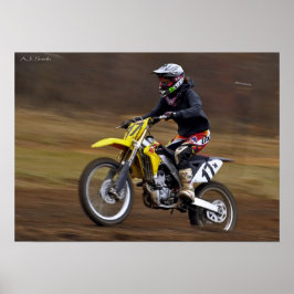 Poster Mulher piloto de MX