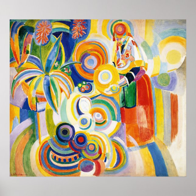 Poster Mulher Portuguesa, Delaunay (Frente)