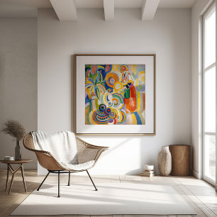 Poster Mulher Portuguesa   Robert Delaunay