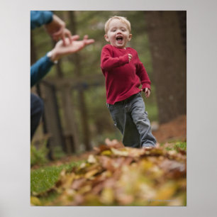 Poster Mulher que assina a palavra "salto" no sinal