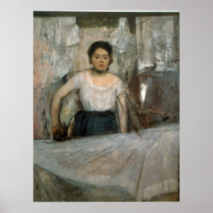 Póster Mulher que passa por Edgar Degas