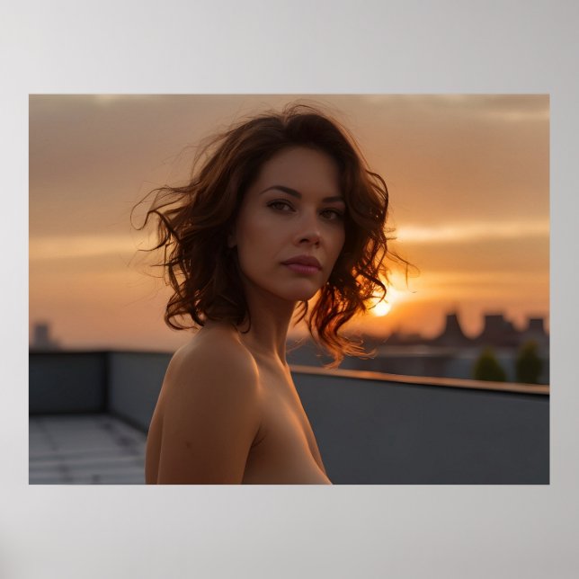 Poster Mulher quente no telhado (Frente)