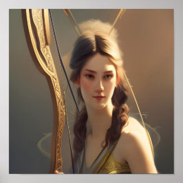 Poster Mulher Sagittarius