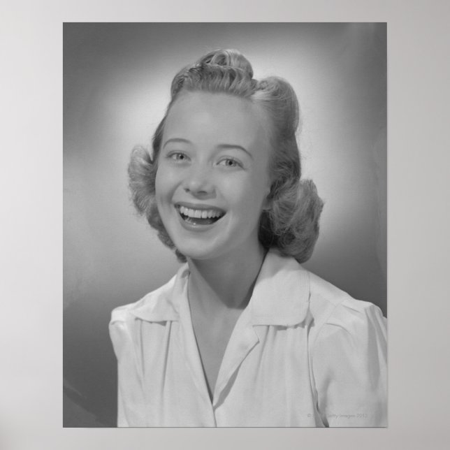 Poster Mulher sorrindo (Frente)