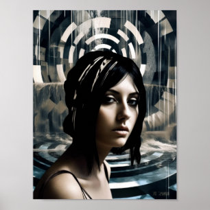 Poster Mulher Swimmer