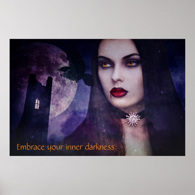 Poster Mulher Vampira (Frente)