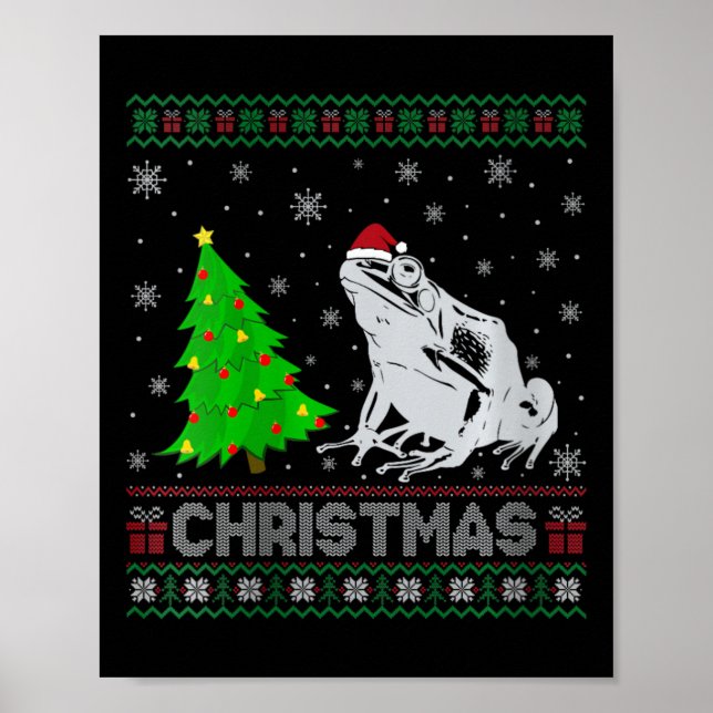 Poster Mulher Venenosa Sapo Dart Xmas Tree Iluminação Fei (Frente)