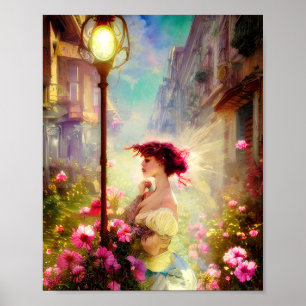 Poster Mulher vitoriana na aldeia