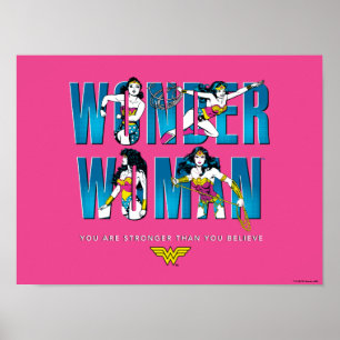 Poster Mulher: "Você É Mais Forte Do Que Acredita"