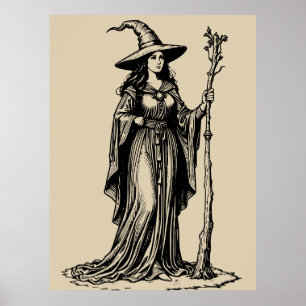Poster Mulher Witchy