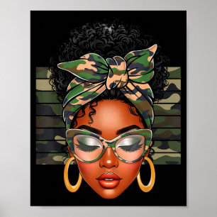 Poster Mulheres Afro Negras Americanas Negras História Mê