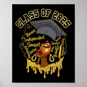 Poster Mulheres Afro Orgulhosas Negras Mulheres Graduadas