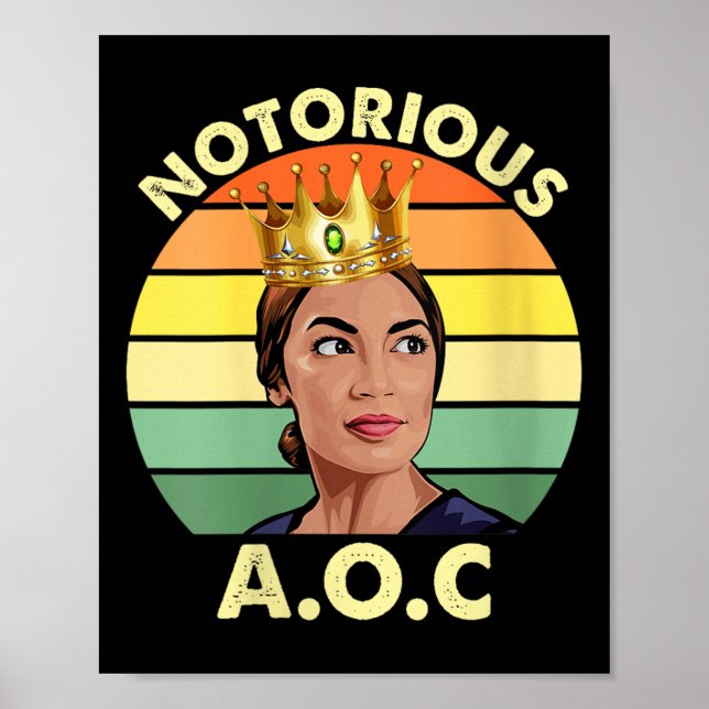 Poster Mulheres Aoc Alexandria Ocasio-cortez Primeira Mul (Frente)