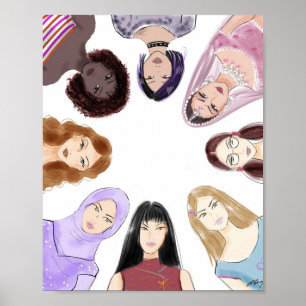 Poster mulheres, arte,