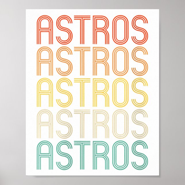 Poster Mulheres Astros  (Frente)