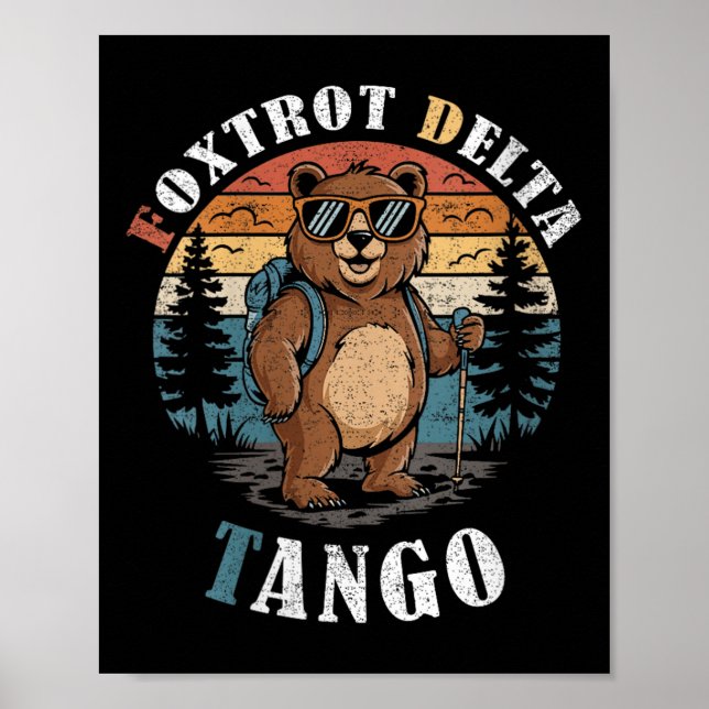 Poster Mulheres Beam Foxtrots Deltas Tangos Engraçado Urs (Frente)