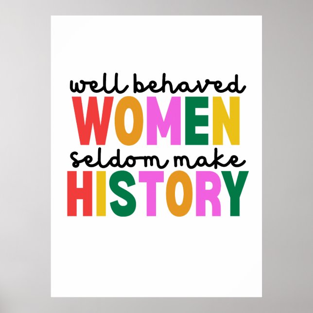 Poster Mulheres Bem Comportadas (Frente)