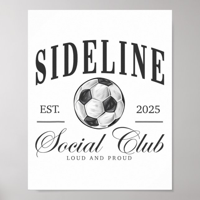 Poster Mulheres Clube Social à Margem Dia de Jogo da Mãe  (Frente)