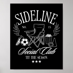 Poster Mulheres Clube Social à Margem Dia de Jogo da Mãe 