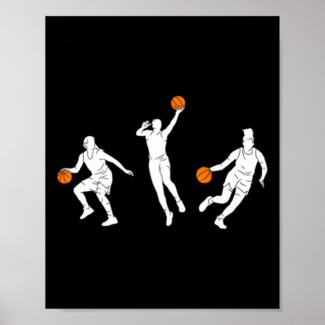 Poster Mulheres de Basquete 1 (Frente)