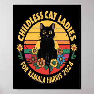 Poster Mulheres De Gato Imediatas Para Kamala Harris 202