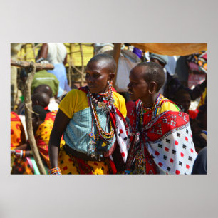 Póster Mulheres de Maasai