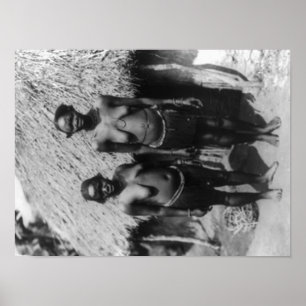 Póster Mulheres de Nubian que estão na frente da