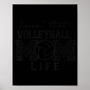 Poster Mulheres De Voleibol Vivem Aquela Mãe De Voleibol
