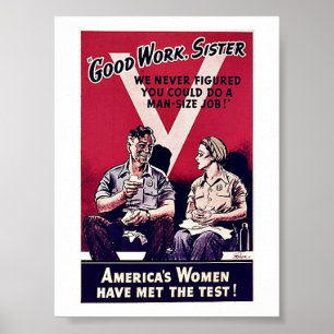 Poster Mulheres de Wwii