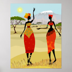 Póster Mulheres do Quênia
