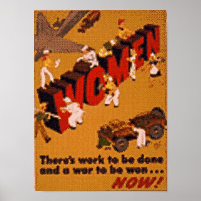 Póster mulheres em guerra (Frente)