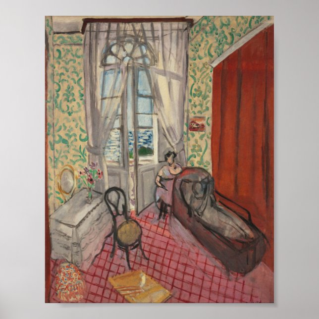 Poster Mulheres em sofá por Matisse (Frente)