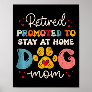 Poster Mulheres Engraçadas Cachorro Mamãe Reposita Para C